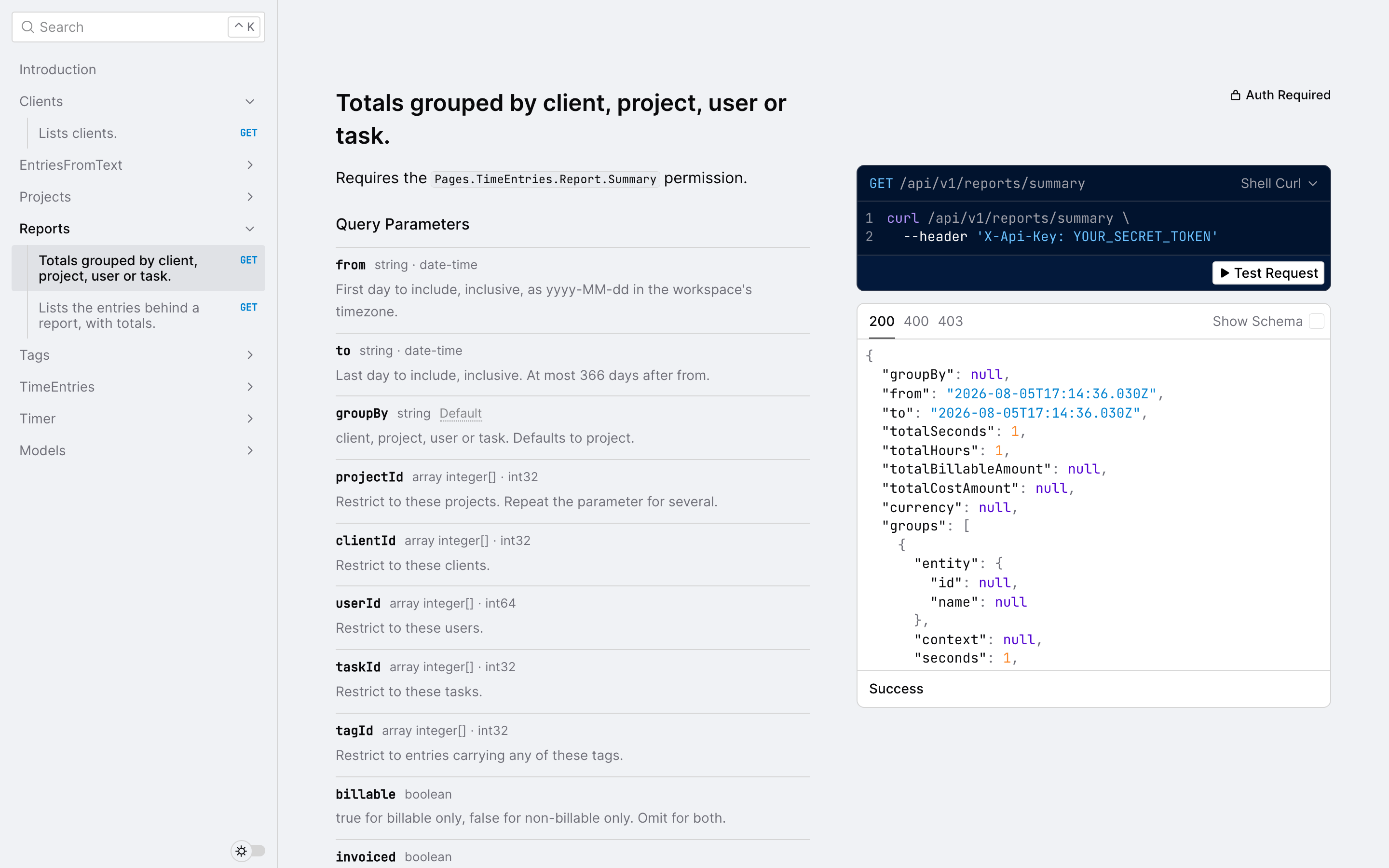 The Quanta API, and Logging Time From Claude